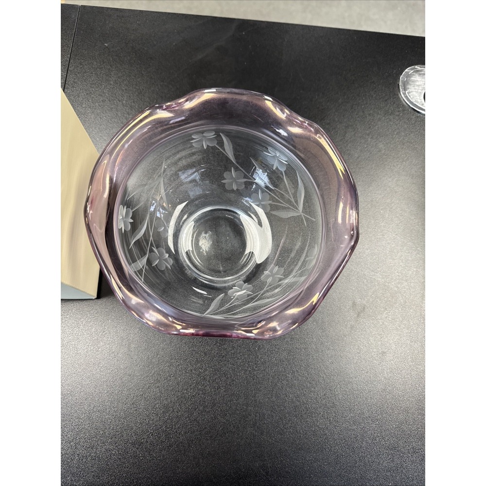 Floral Spirit 7"Amethst‎ Bowl Lenox SKU # 6227946